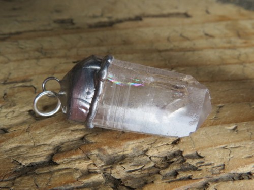 kryształ górski * wisior amulet