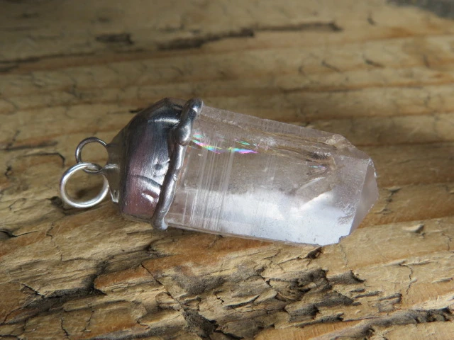 kryształ górski * wisior amulet