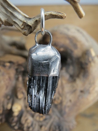 czarny turmalin * wisior amulet