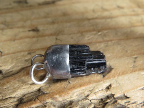 czarny turmalin * wisior amulet