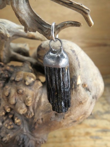 turmalin czarny - wisiorek