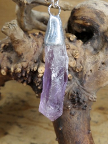 ametyst kryształ - wisior amulet
