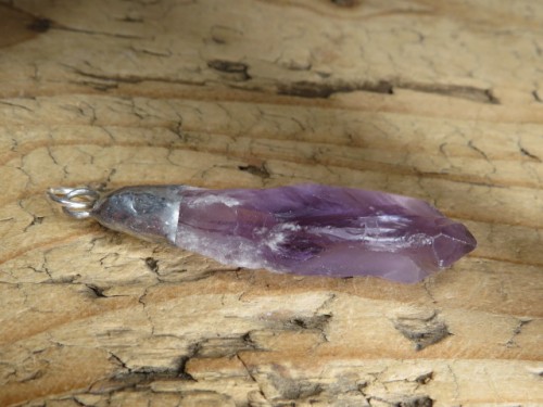 ametyst kryształ - wisior amulet