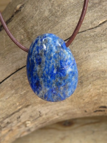 lapis lazuli * ochrona i intuicja * amulet na rzemieniu