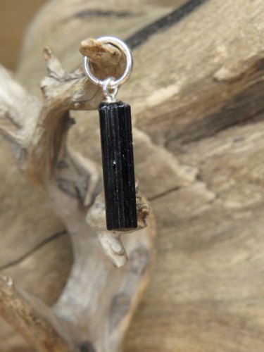 turmalin czarny szerl - wisior