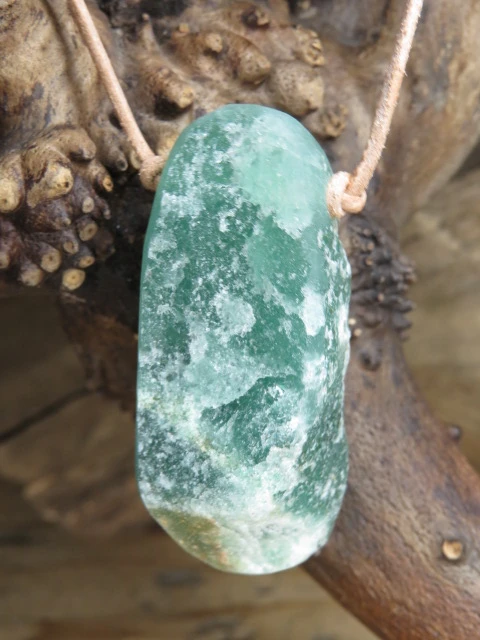 awenturyn w skórze * talizman bogactwa zdrowia i intelektu na rzemieniu