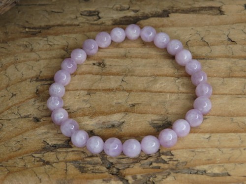 kunzyt * bransoletka 6mm