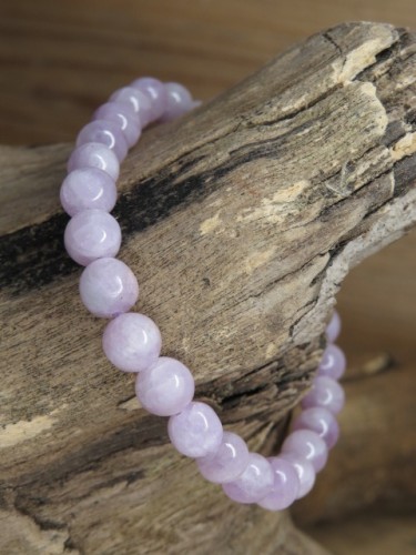 kunzyt * bransoletka 6mm