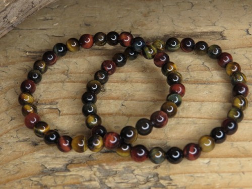 tygrysie * sokole oko * bransoletka 6mm