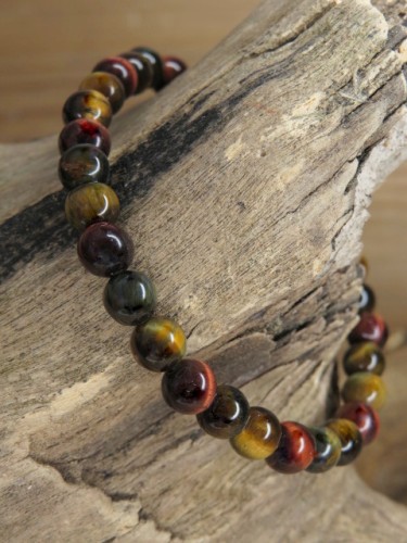 tygrysie * sokole oko * bransoletka 6mm