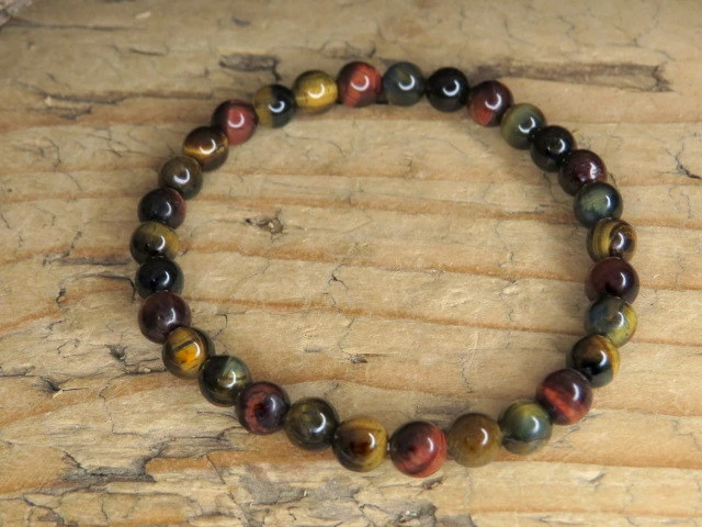 tygrysie * sokole oko * bransoletka 6mm