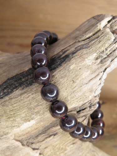 granat * bransoletka 8mm