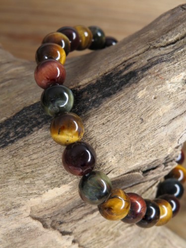 bawole * tygrysie * sokole oko * bransoletka z kulek 8mm