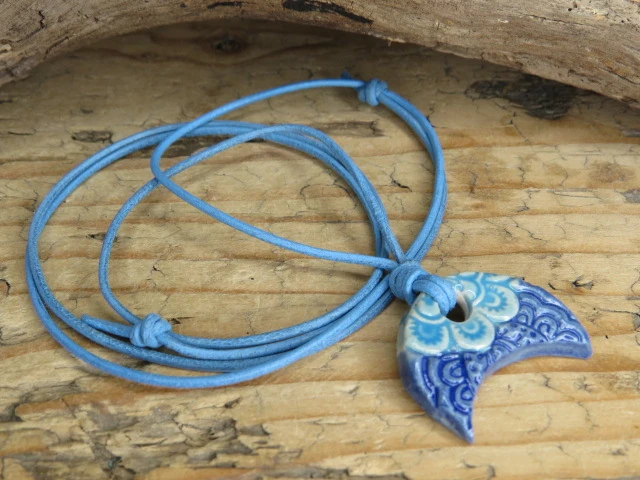 Wisior ceramiczny Lunula - amulet słowiański