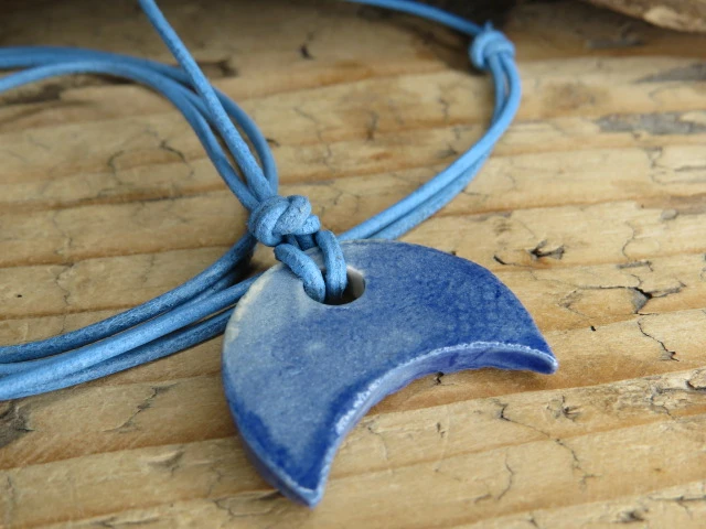 Wisior ceramiczny Lunula - amulet słowiański