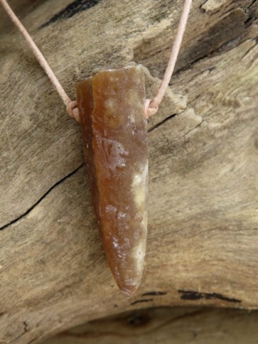 belemnit - Strzałka piorunowa Perun * wisior na rzemieniu