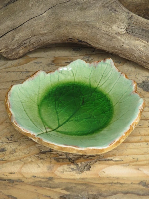 Mała miseczka ceramiczna - seledyn crackle - ceramika ręcznie robiona