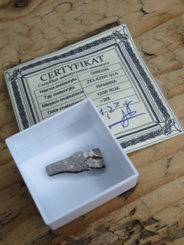 Meteoryt żelazny GIBEON