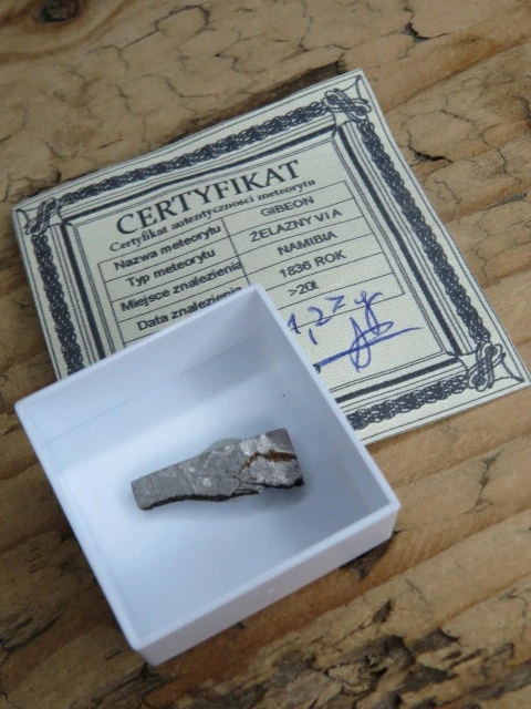Meteoryt żelazny GIBEON