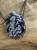 obsydian śnieżny * amulet ochronny na rzemieniu