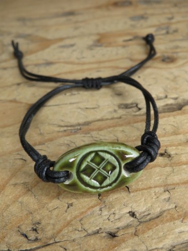 Bransoletka Mokosz – słowiański amulet kobiecej mocy - ceramika ręcznie robiona