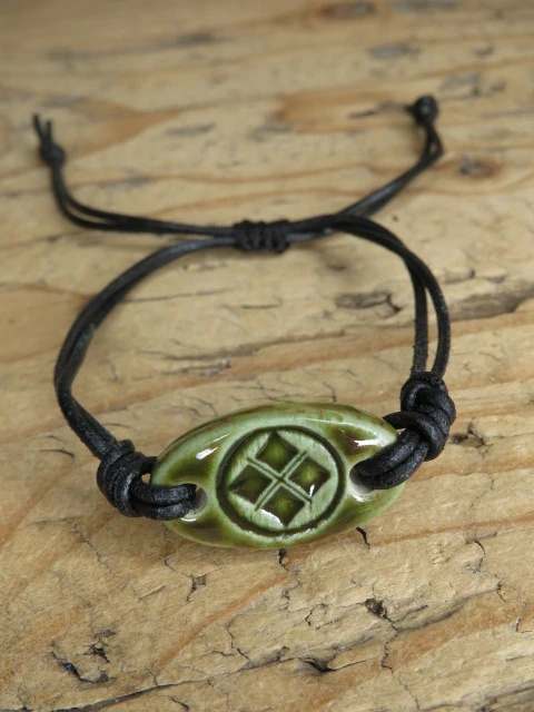 Bransoletka Mokosz – słowiański amulet kobiecej mocy - ceramika ręcznie robiona