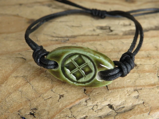 Bransoletka Mokosz – słowiański amulet kobiecej mocy - ceramika ręcznie robiona