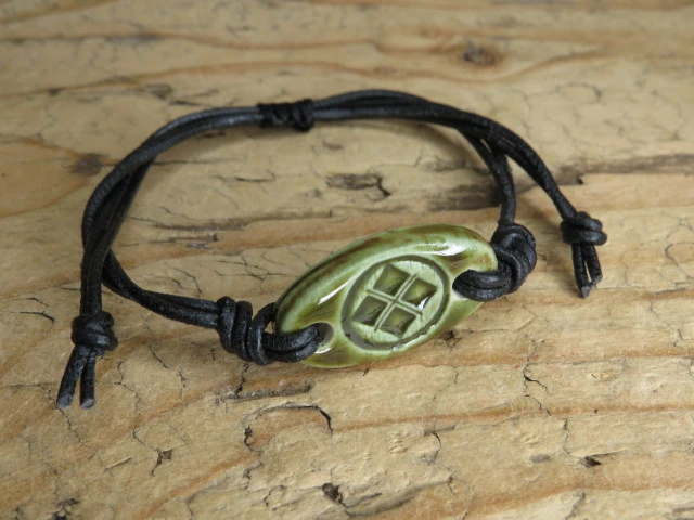 Bransoletka Mokosz – słowiański amulet kobiecej mocy - ceramika ręcznie robiona