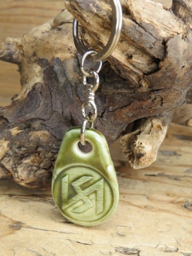 Brelok Strzybóg – słowiański amulet wiatru - ceramika