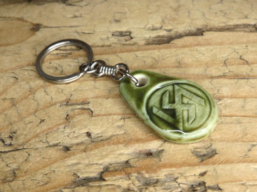 Brelok Strzybóg – słowiański amulet wiatru - ceramika