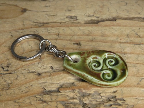 Brelok ceramiczny Triskelion