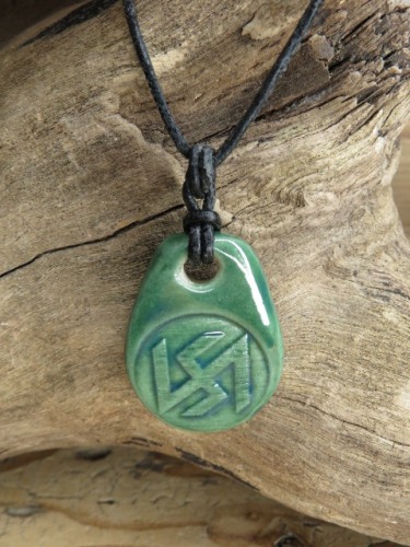 Wisior Strzybóg – słowiański amulet wiatru - ceramika