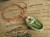 Runa Algiz - wisior z ceramiki - amulet ochronny