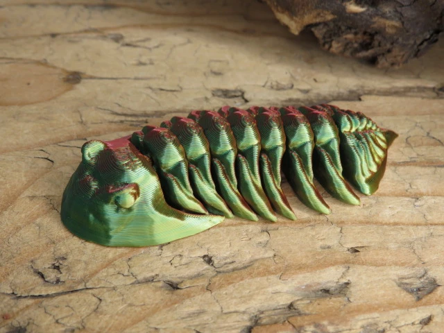 Trylobit Dalmanites – ruchoma replika 3D
