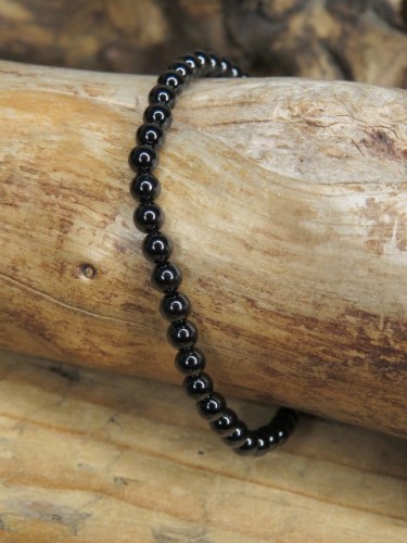 turmalin czarny bransoletka 4mm