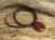 obsydian mahoniowy * amulet ochronny na rzemieniu