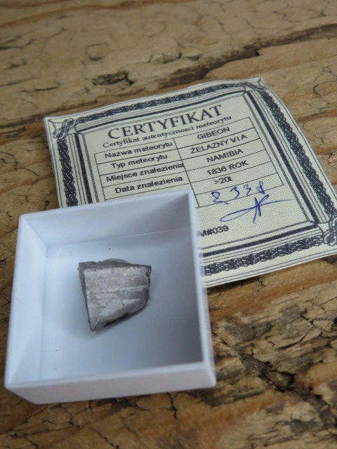 Meteoryt żelazny GIBEON