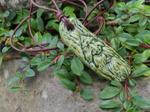 Borowy - ceramiczny wisior – duch leśnych ostępów