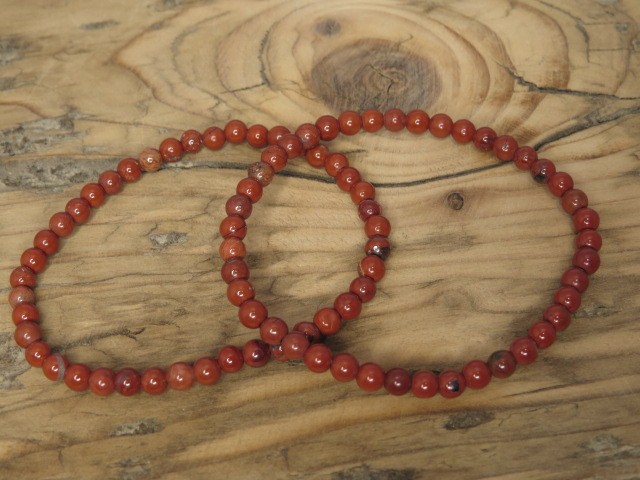 jaspis * bransoletka 4mm