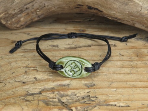 Bransoletka Mokosz – słowiański amulet kobiecej mocy - ceramika ręcznie robiona