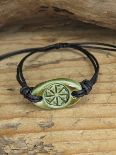 Bransoletka Swarga (Swarzyca) – słowiański amulet słońca – biżuteria słowiańska ręcznie robiona