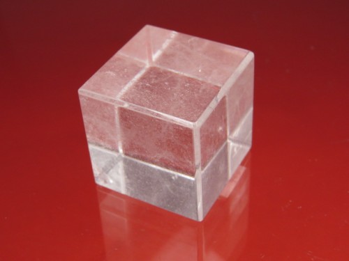 sześcian - kryształ górski