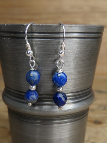 lapis lazuli - kolczyki