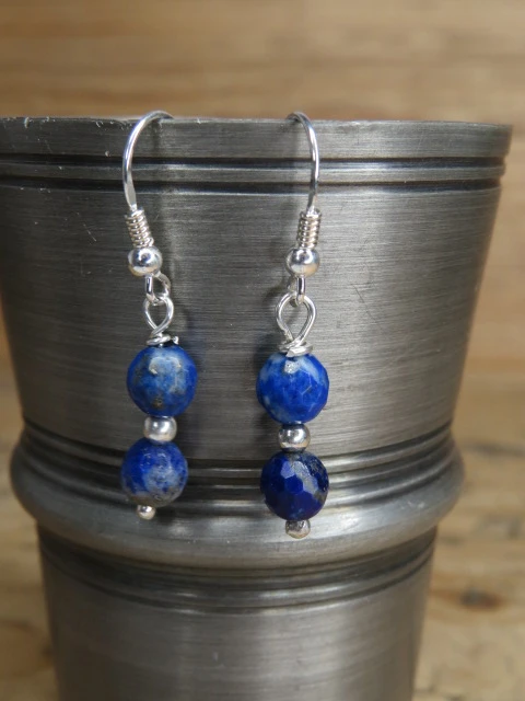 lapis lazuli - kolczyki