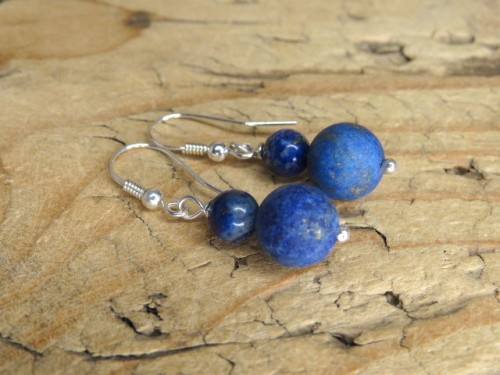 lapis lazuli - kolczyki