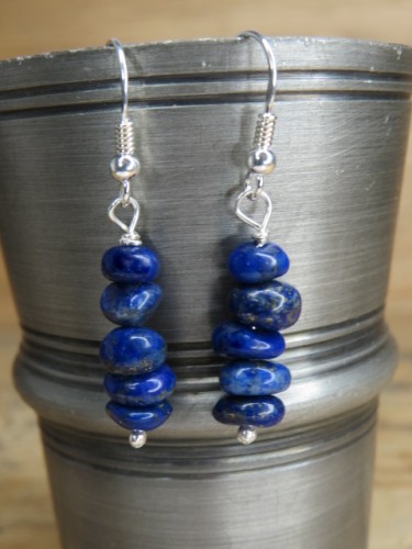 lapis lazuli - kolczyki
