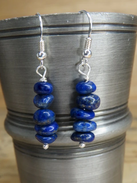 lapis lazuli - kolczyki