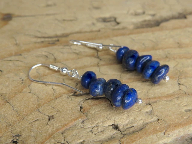 lapis lazuli - kolczyki