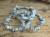 Larimar bransoletka – nieregularne kamienie