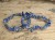 Lapis lazuli bransoletka – nieregularne kamienie